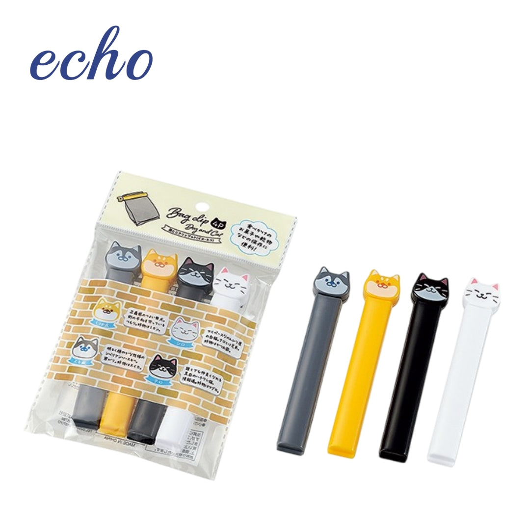 ECHO 貓狗 封口夾