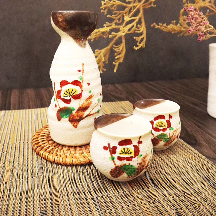 美濃燒 清酒杯壺套組 一壺二杯組