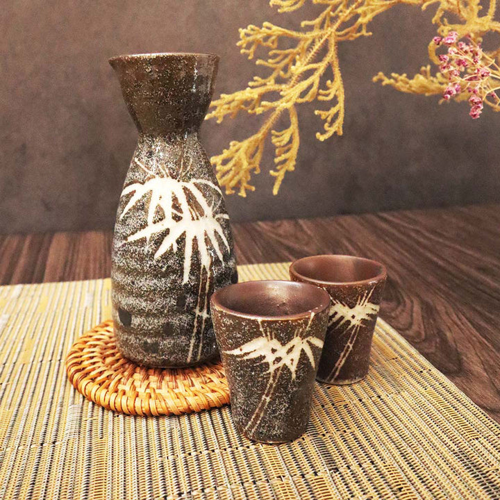 美濃燒 清酒杯壺套組 一壺二杯組