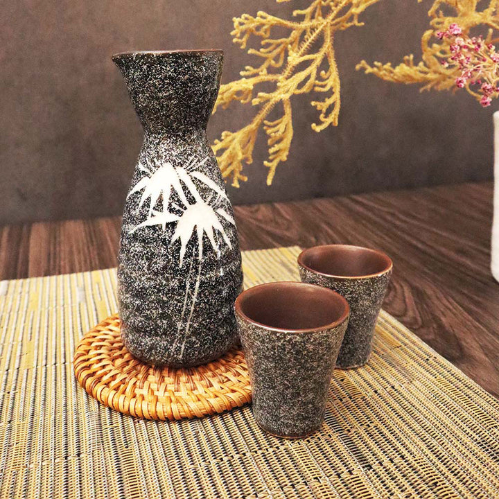 美濃燒 清酒杯壺套組 一壺二杯組