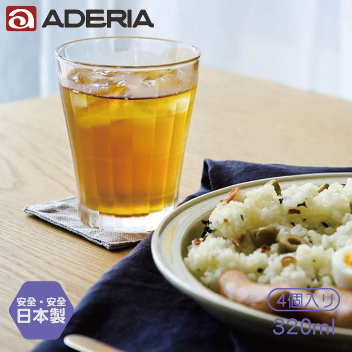 ADERIA 直升冷茶杯 4入組